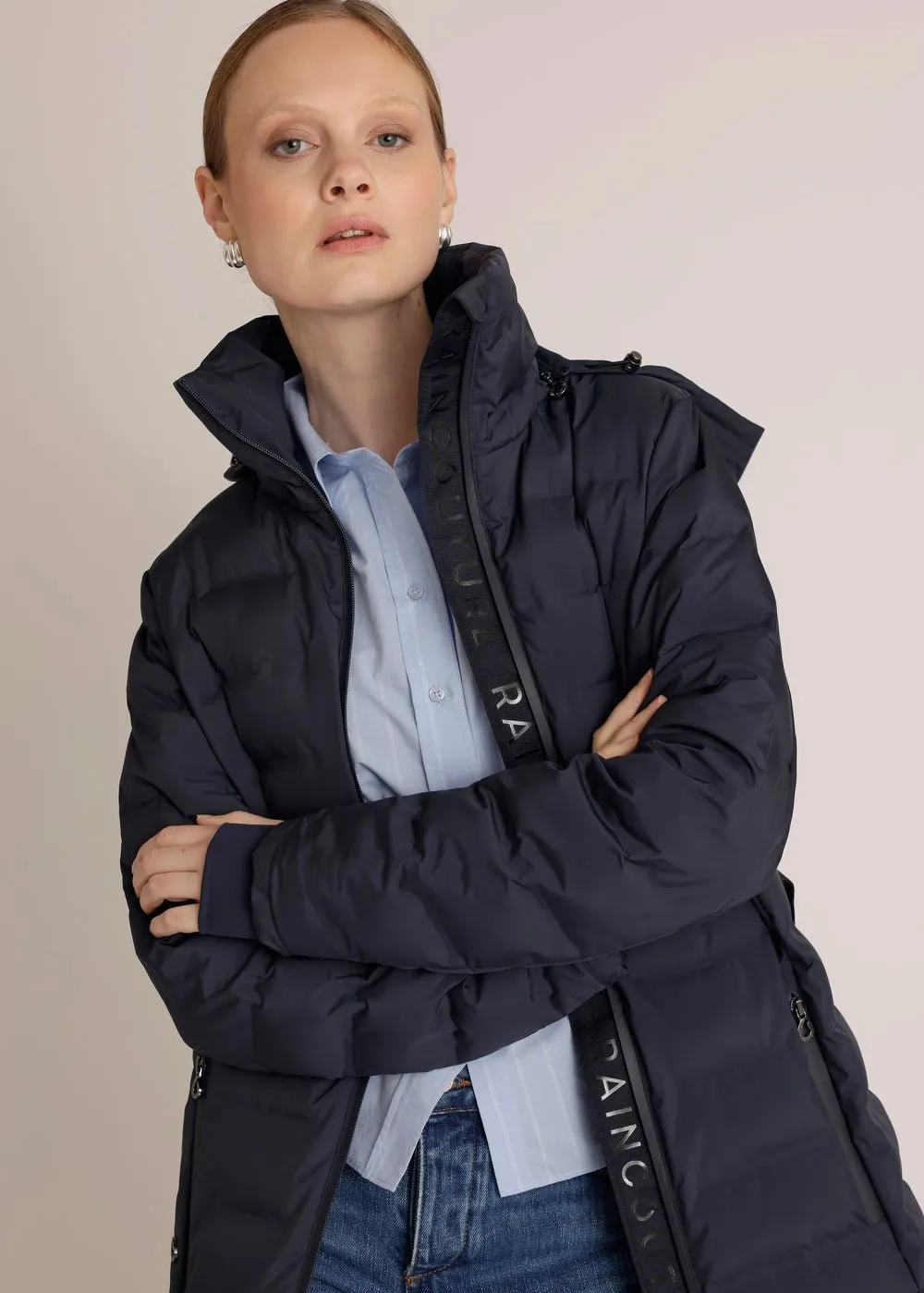 Waterproof Tailored Puffer Jacket 2.0  - New Navy