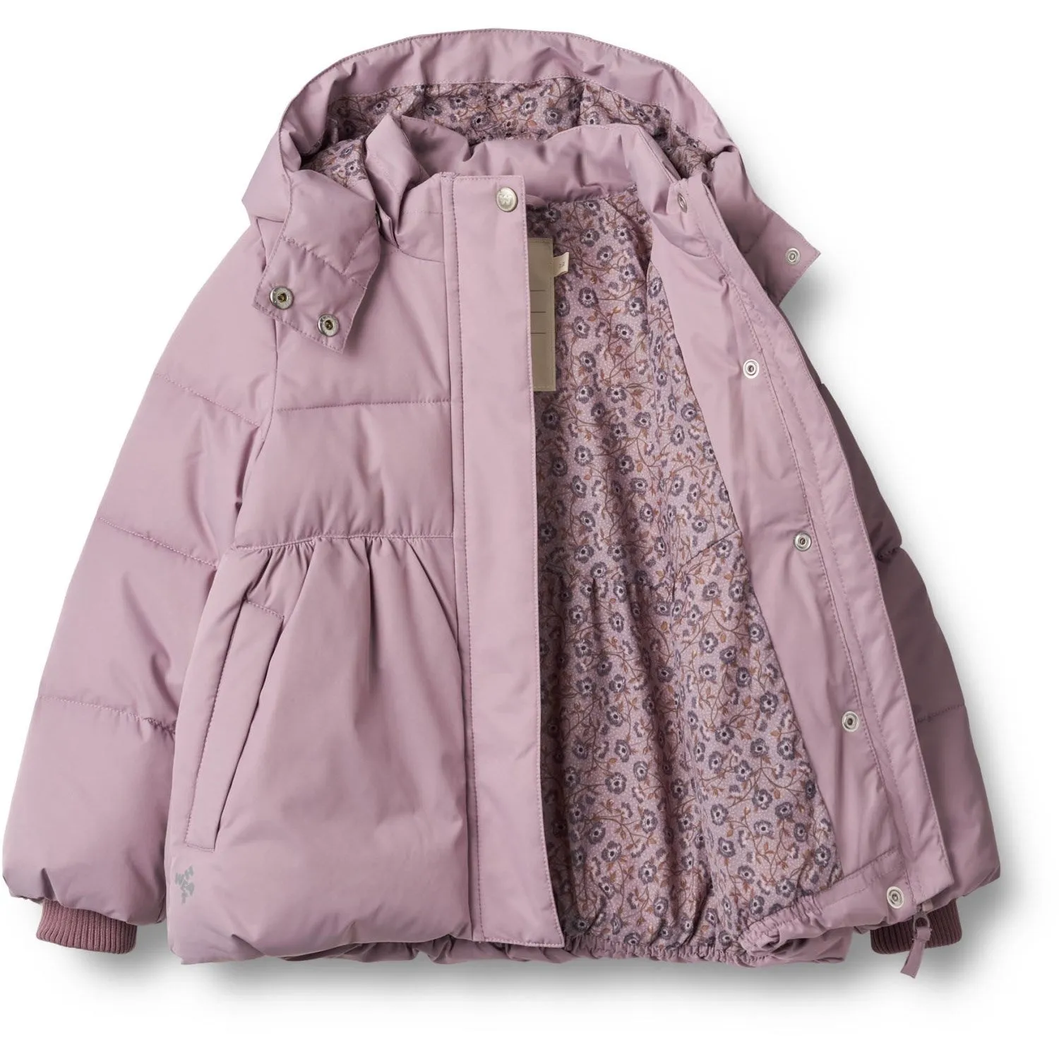 Wheat Soft Lilac Puffer Jacket Karla