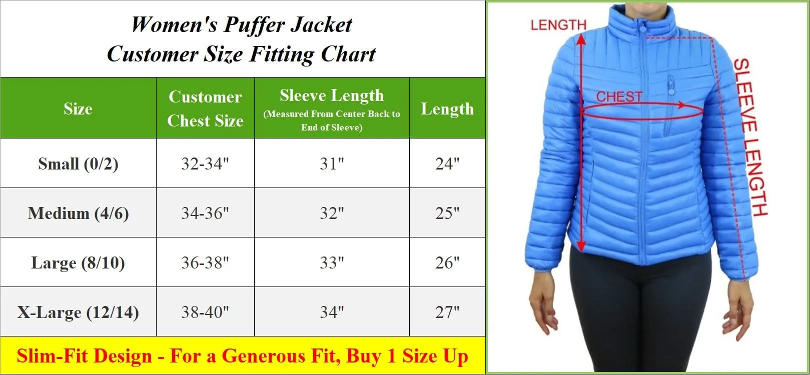 Women's Lightweight Puffer Jackets