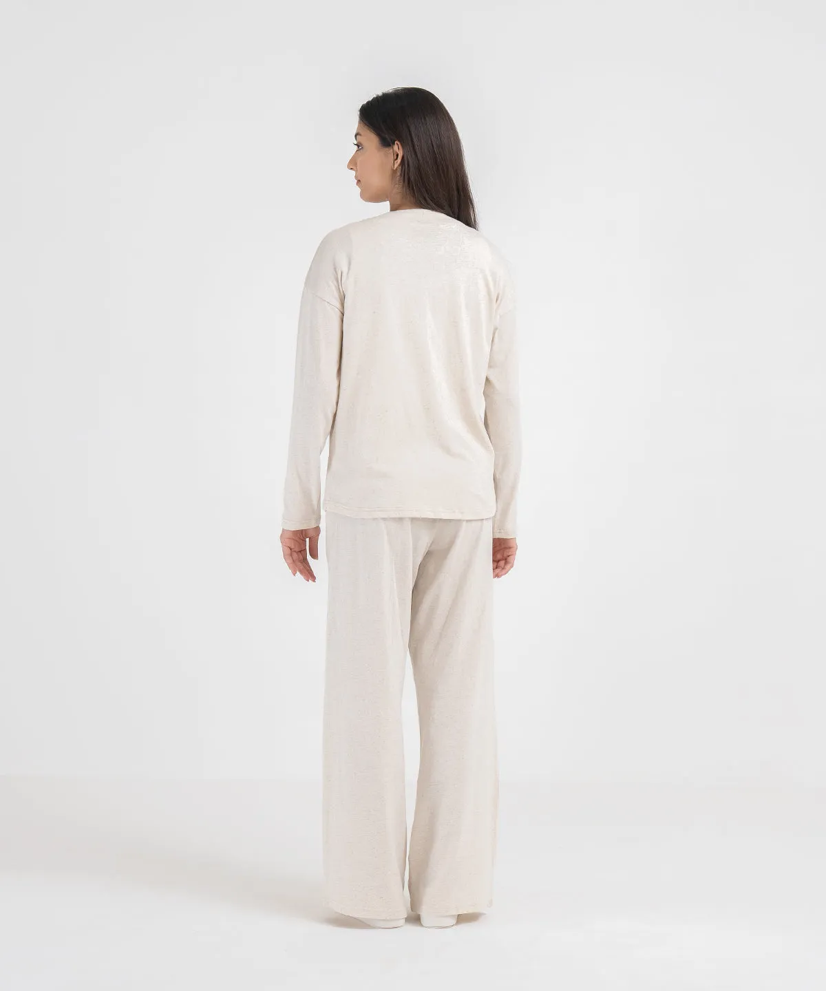 Women's Linen Flared Pants