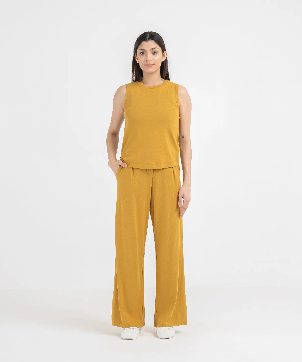 Women's Linen Flared Pants