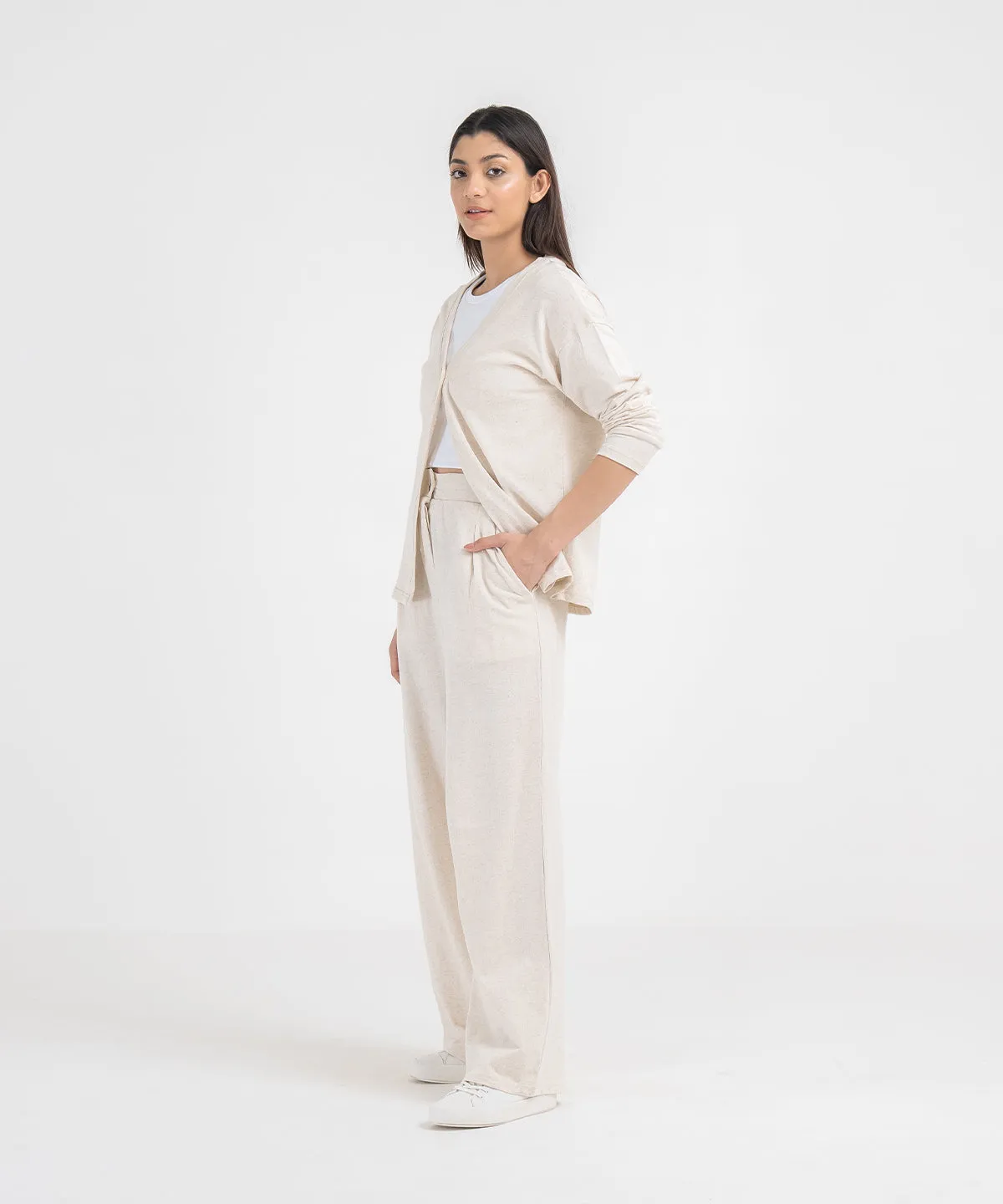 Women's Linen Flared Pants