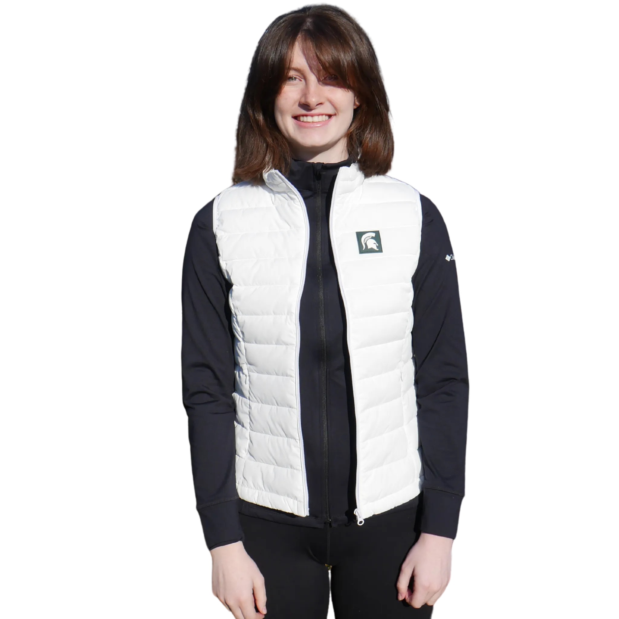 Women's Spartan Helmet Puffer Vest